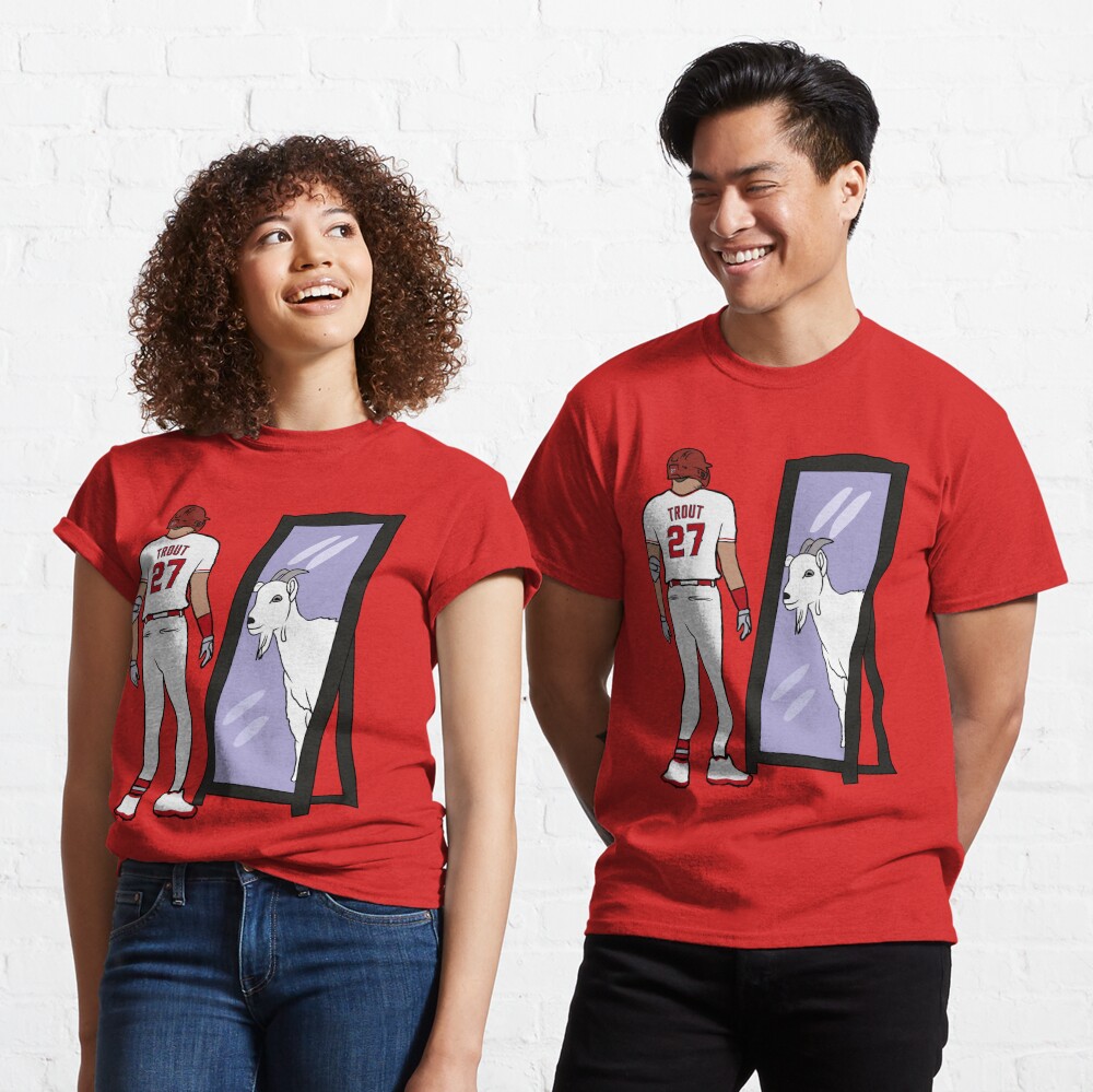 Shohei Ohtani and Mike Trout Mirror GOATs Essential T-Shirt for Sale by  RatTrapTees