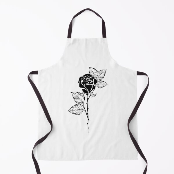 Item preview, black rose, black rose pattern, black, black and white, rose, designed and sold by Celebrationist.