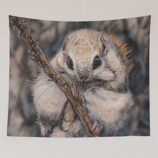 Item preview, Japanese Dwarf Flying Squirrel designed and sold by alandodrawing.