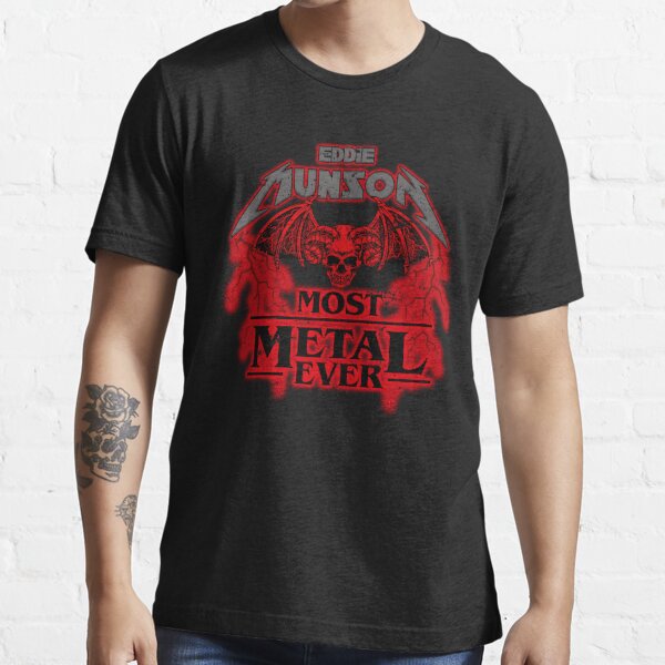 Boy's Stranger Things Eddie Munson Metalhead T-shirt : Target