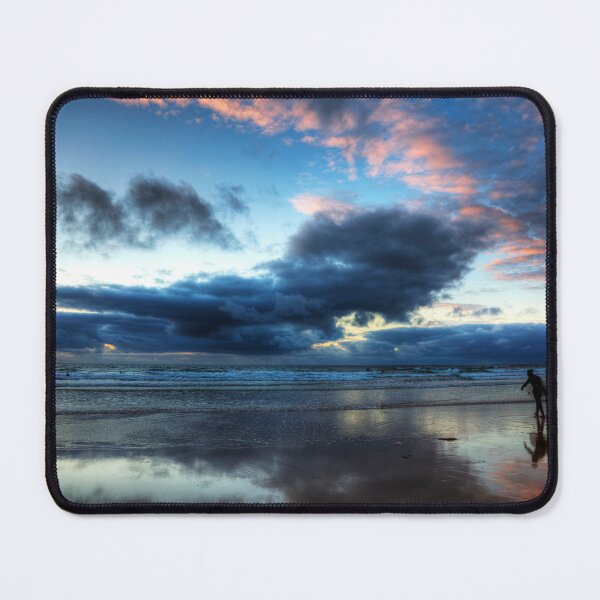 Item preview, Sunset Surfer On Hayle Beach Cornwall designed and sold by Paul Thompson Photography.