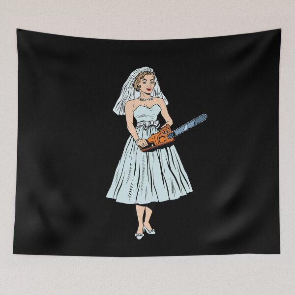 Item preview, Chainsaw Bride Chainsaw Vintage designed and sold by MooonTees.