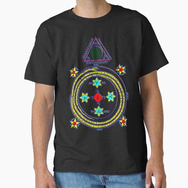 Vista previa del artículo con la obra « el cual hizo eso
él podría preservarse allí de la malicia de estos espíritus malignos. Este círculo mágico debe hacerse 9 pies de ancho», diseñado y vendido por djhypnotixx.