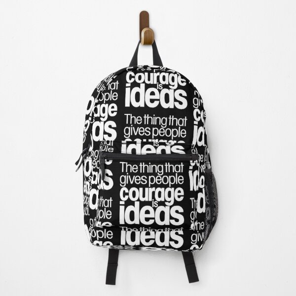 Item preview, The thing that gives people courage is ideas. v.9 designed and sold by x1brett.