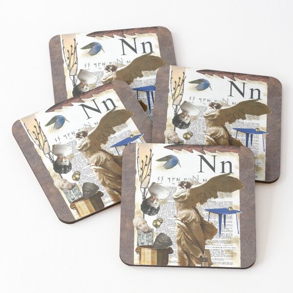 Item preview, Dictionary Collage Artsy Literary Decor "N" for Nike designed and sold by KathyGrippi.