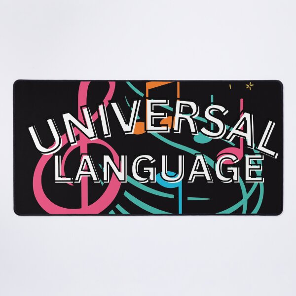 Item preview, Universal Language - World of Music on a Black Background designed and sold by HanaiPrint.