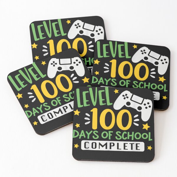 Item preview, Level 100 Days Of School Complete Gamer Video Games designed and sold by TrendsDesign	 ⭐⭐⭐⭐⭐.