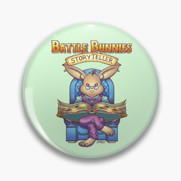 Item preview, Battle Bunnies Storyteller w Logo designed and sold by Rubus.