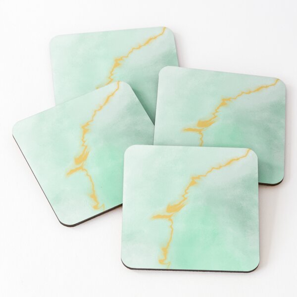 Artikelvorschau, Hübsches Marmorgrün-Aquarell-übersichtliches Design entworfen und verkauft von PixaBella.