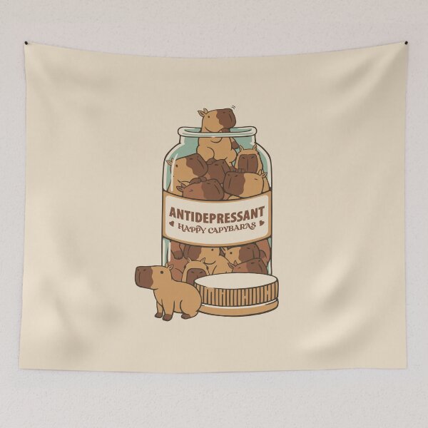 Item preview, Carpincho antidepresivo de Tobe Fonseca designed and sold by Tobe Fonseca®.