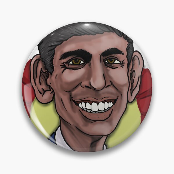 Item preview, Never 2nd Best Rishi Sunak Funny Birthday Card designed and sold by Fox in Shades.