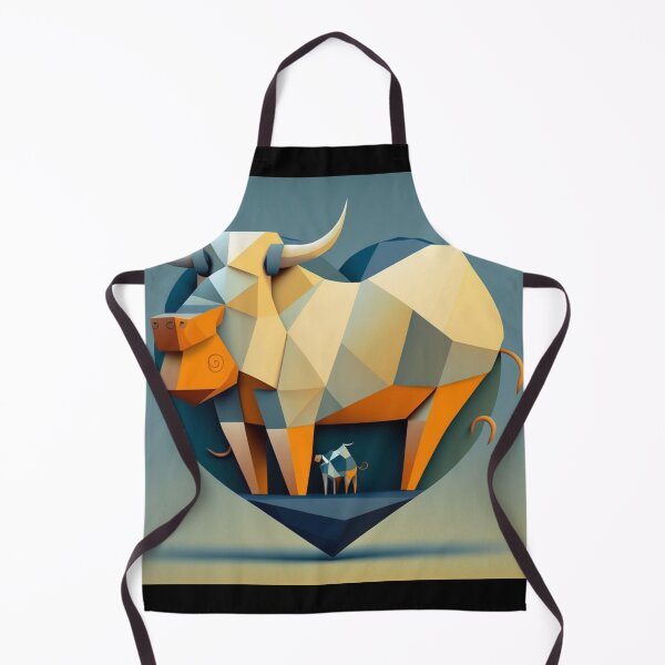 Item preview, The Enamored Bull: A Cubist Homage to the Moon designed and sold by BeerBot.