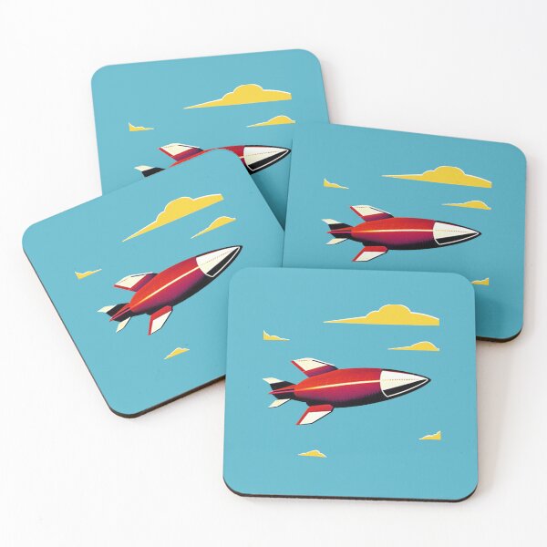 Item preview, Space Rocket On A Sunny Sky designed and sold by RedFirecracker.
