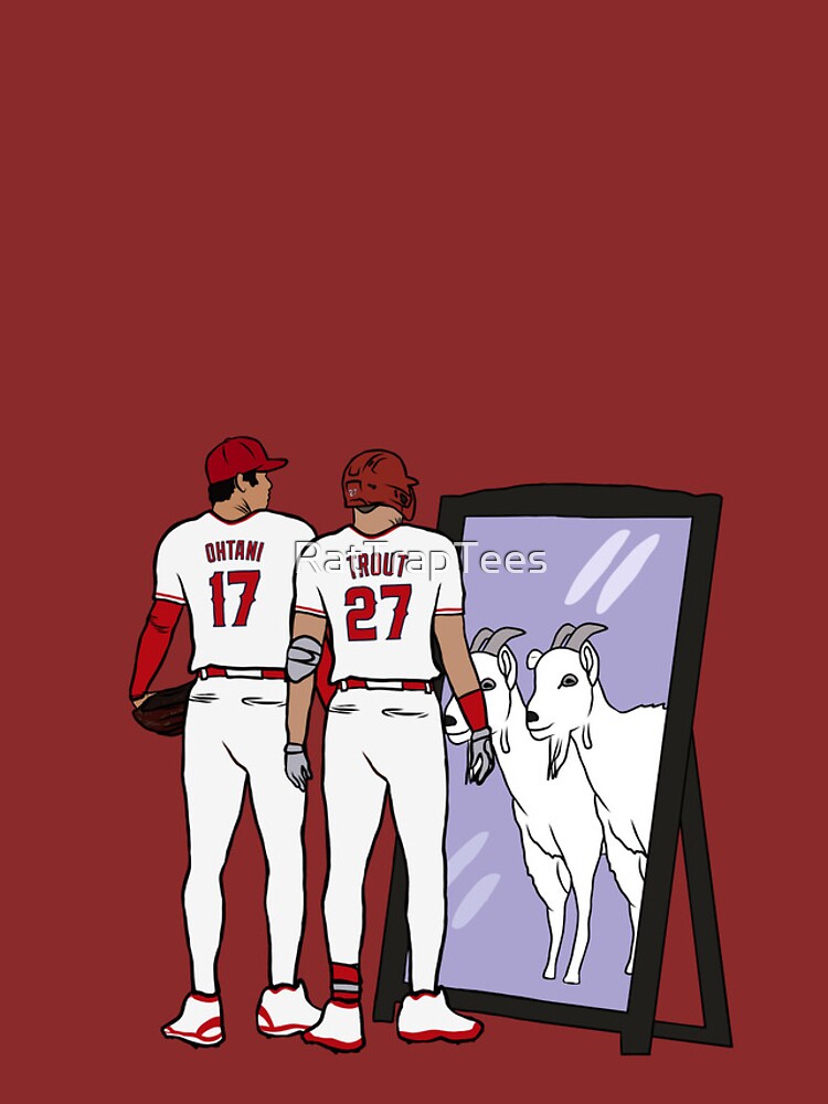 Shohei Ohtani and Mike Trout Mirror GOATs Essential T-Shirt for