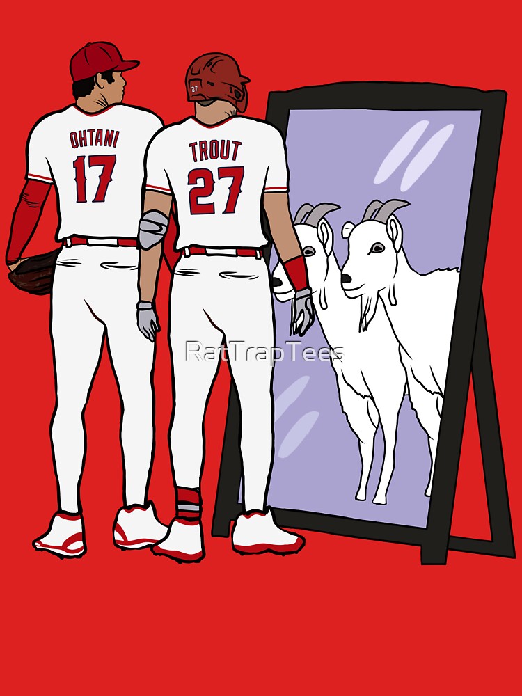 Shohei Ohtani and Mike Trout Mirror GOATs Essential T-Shirt for