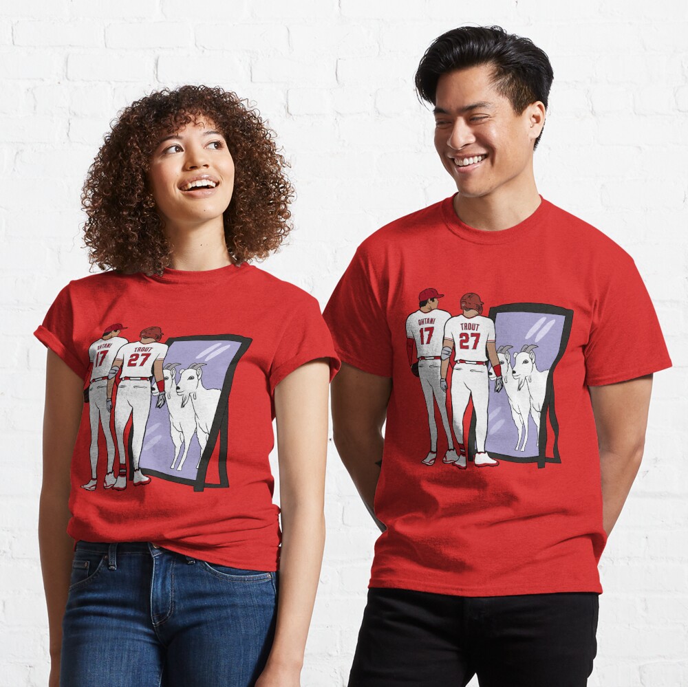 Shohei Ohtani and Mike Trout Mirror GOATs Essential T-Shirt for