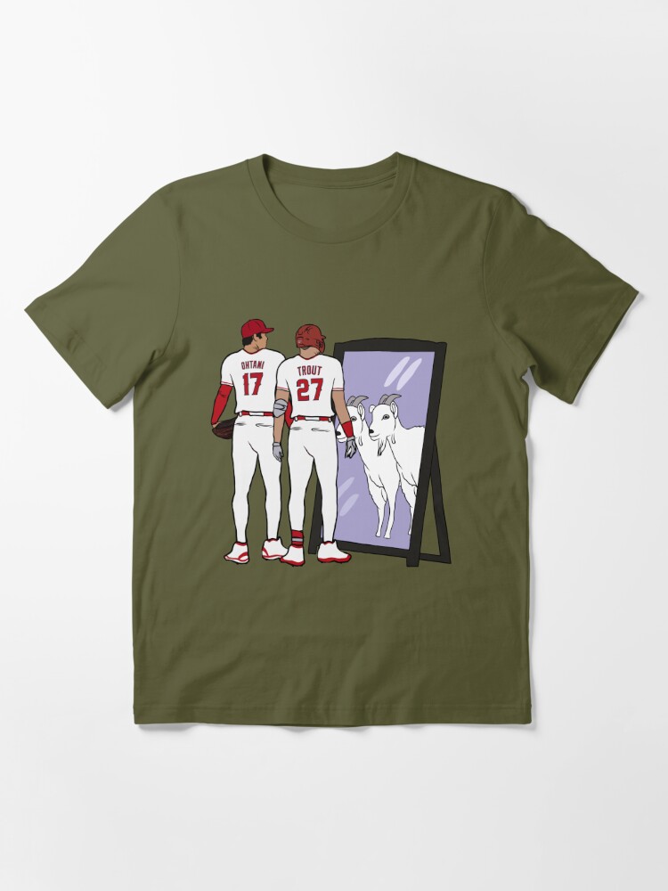 Shohei Ohtani and Mike Trout Mirror GOATs Essential T-Shirt for