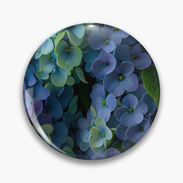 Item preview, Blooming blue sevenbark hydrangea designed and sold by Intrepix.