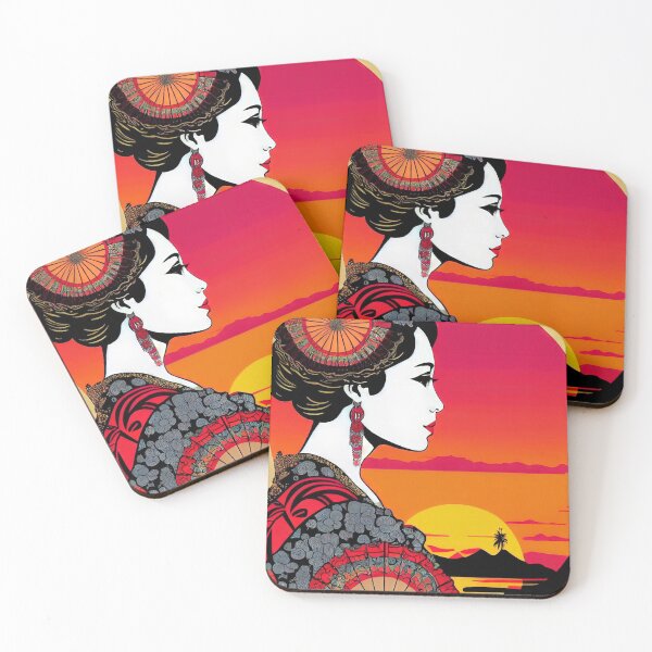 Item preview, Sunset Geisha designed and sold by OccultDreams.