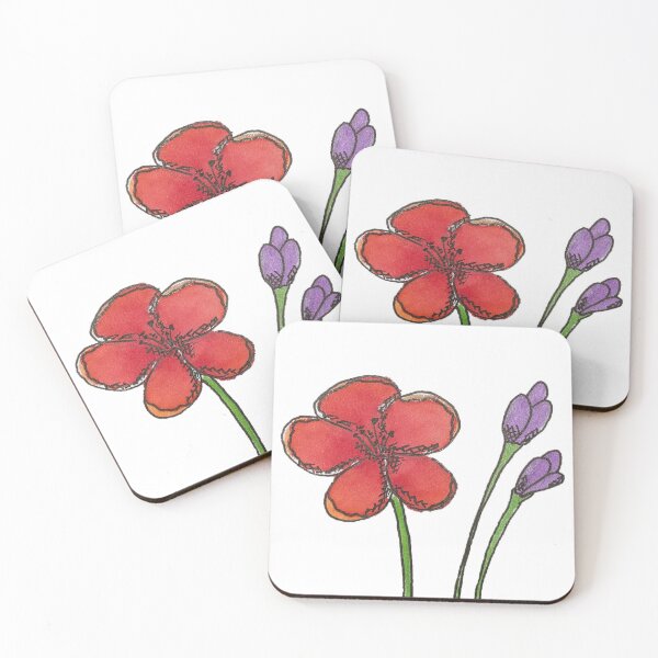 Item preview, Watercolor Flowers designed and sold by AC-Jones.