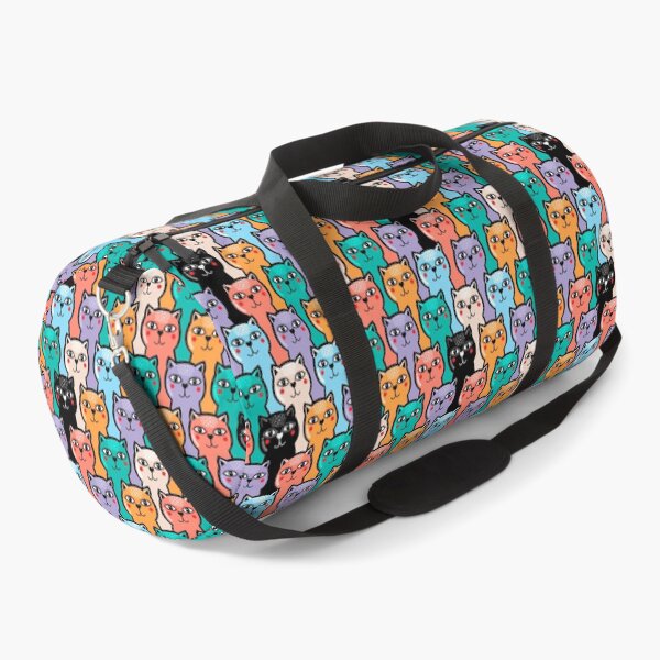 Item preview, Colorful Cat Pattern designed and sold by NessiCreates.