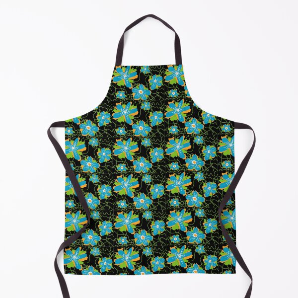 Item preview, Floral print flowers pattern design black designed and sold by eddiebarronshop.