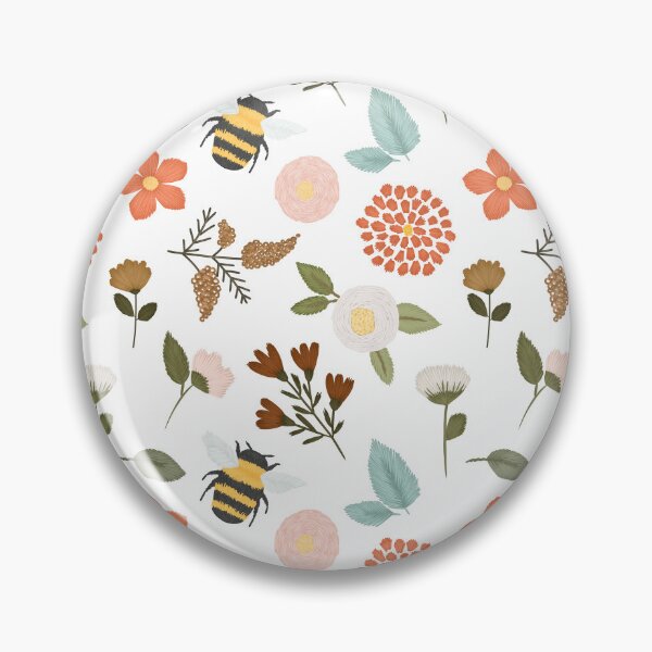 Artikelvorschau, Stickerei-Blumen entworfen und verkauft von Line Artistry.