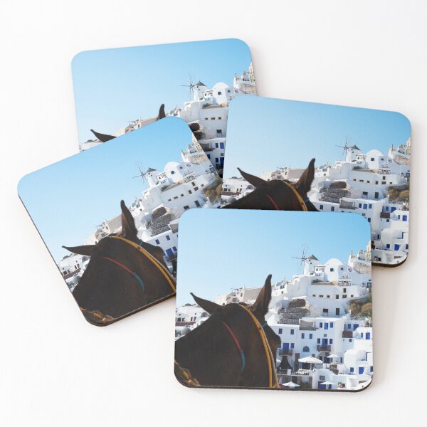 Item preview, Donkey's View Of Oia, Santorini  designed and sold by Paul Thompson Photography.