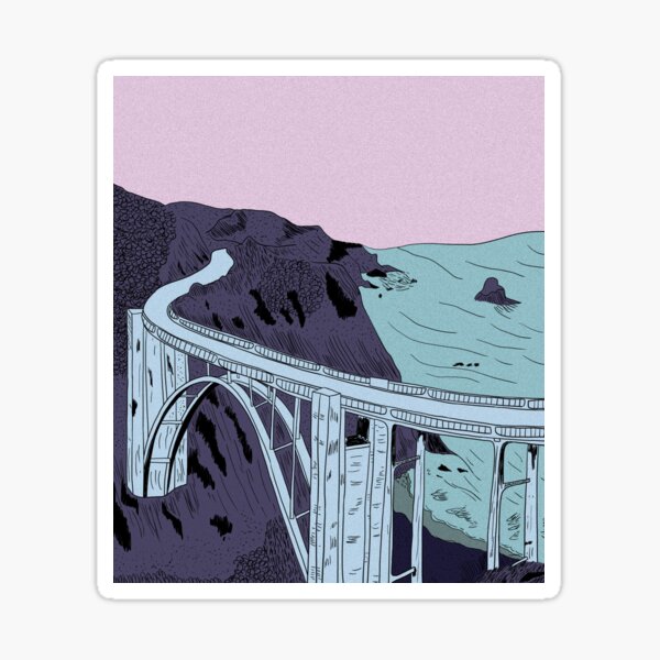 Item preview, Bixby Creek Bridge designed and sold by fernandaschalle.