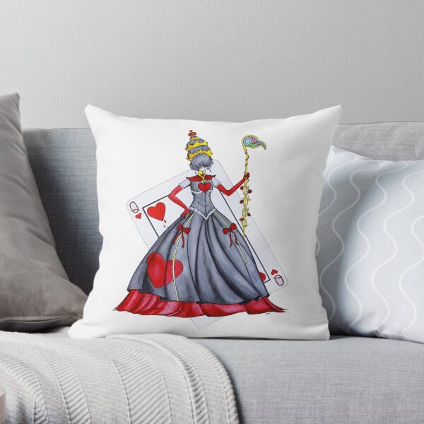 Queen of Heart Throw Pillow