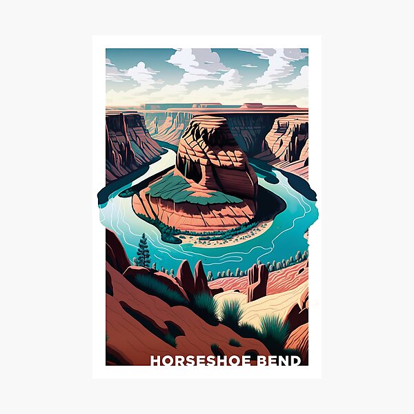 Item preview, Horseshoe Bend in United States designed and sold by TravelOdyssey.