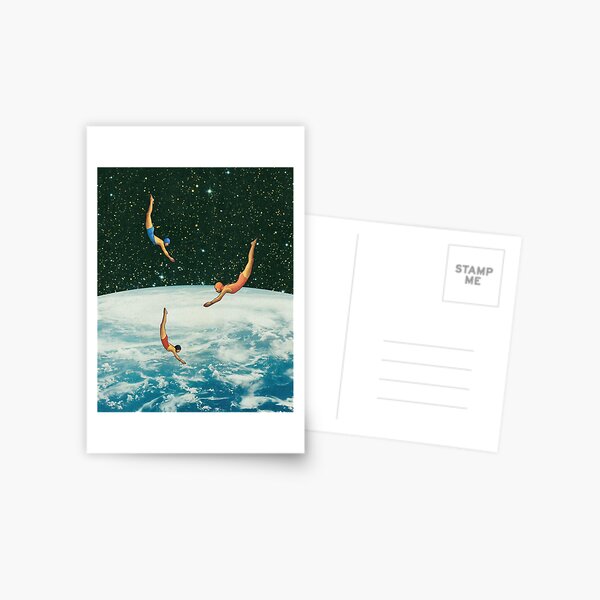 space jump Postcard