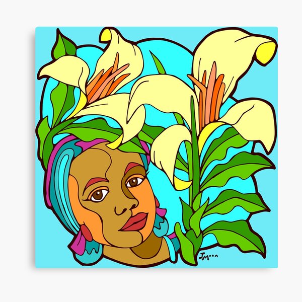 Queen Arum Lilies Canvas Print