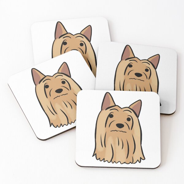 Item preview, Silky terrier cute dog illustration  designed and sold by Yarafantasyart.