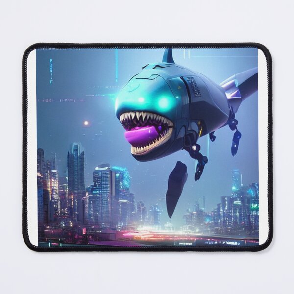 Item preview, Cyber Punk Shark designed and sold by tjstreasury.