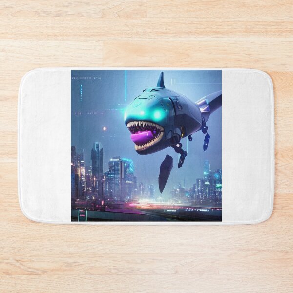 Item preview, Cyber Punk Shark designed and sold by tjstreasury.
