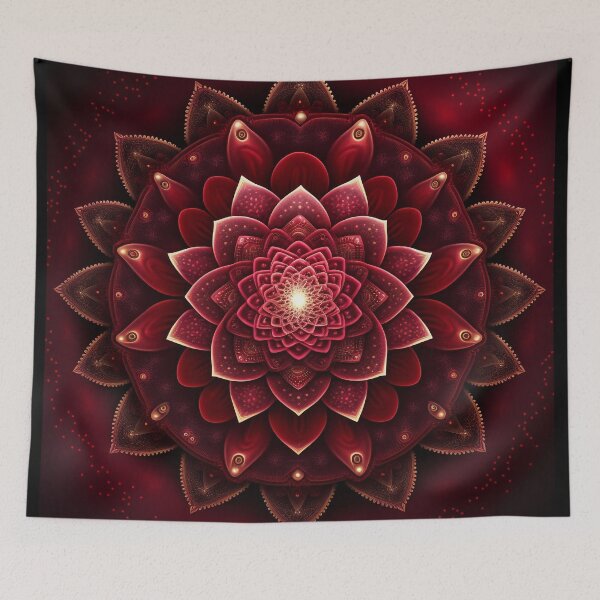 Item preview, Mandala tribal colour and pattern, energetic,  light, gold, energy, spiritual image, zen designed and sold by Frédéric Lavoie.