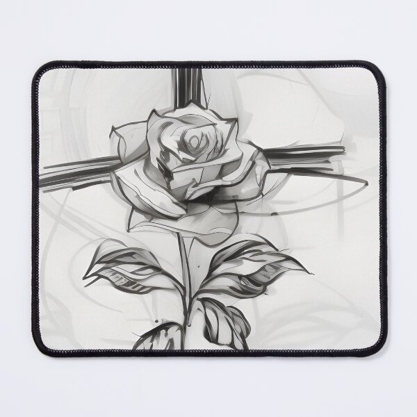 Item preview, Rustis Rose and cross designed and sold by Whitetailcrafts.