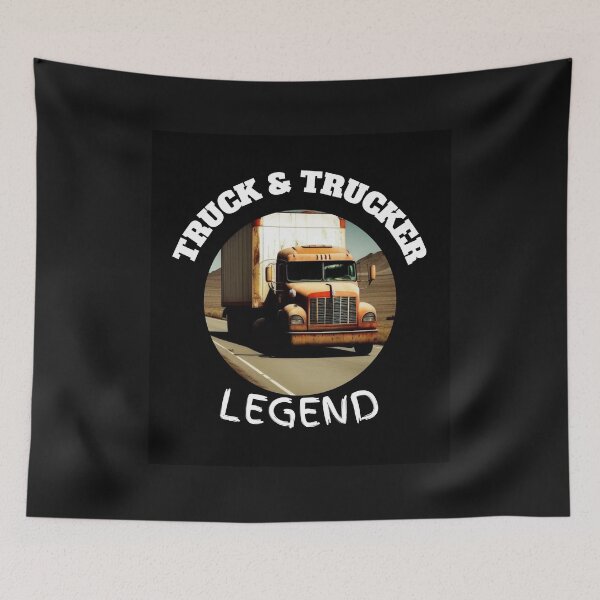 Item preview, Truck and Trucker Legend designed and sold by HanaiPrint.
