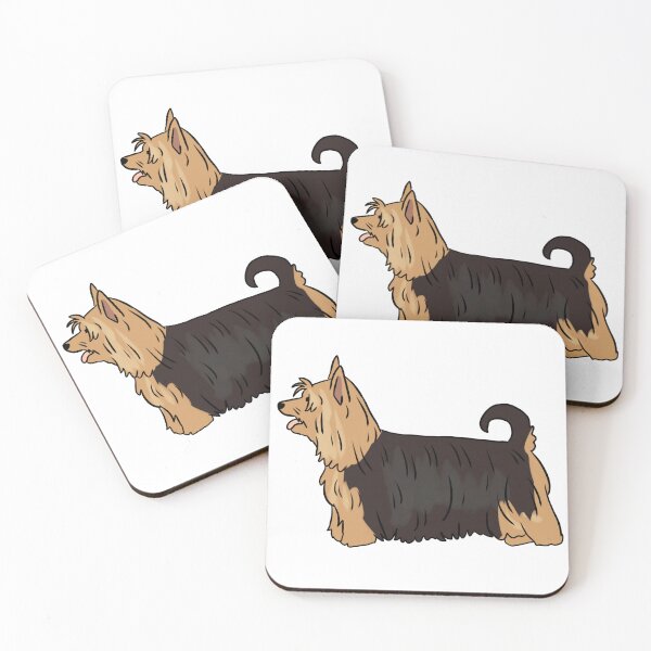 Item preview, Silky terrier cute dog illustration  designed and sold by Yarafantasyart.