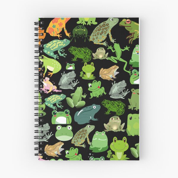 Item preview, Frog collection in pattern. designed and sold by Patternaart.