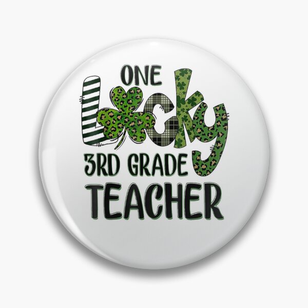 Item preview, Shamrock One Lucky 3rd Grade Teacher designed and sold by docoi66.