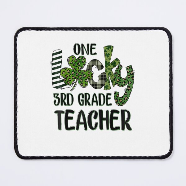 Item preview, Shamrock One Lucky 3rd Grade Teacher designed and sold by docoi66.