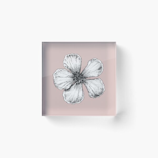 Item preview, Black & White Sakura Flower | Japandi designed and sold by Alarasboy.