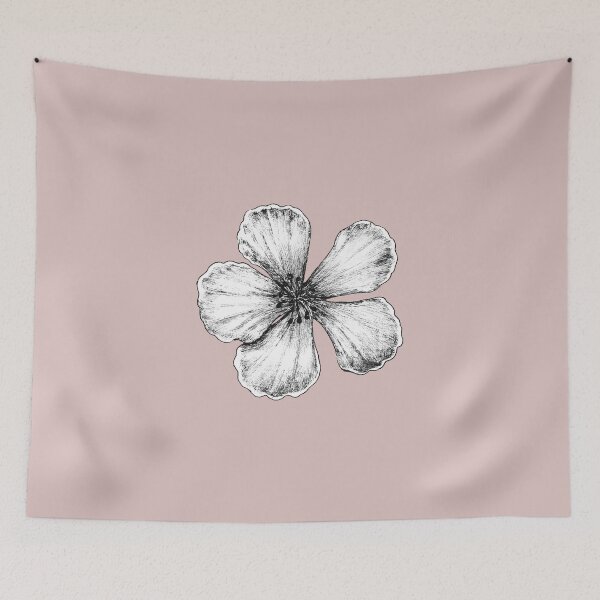 Item preview, Black & White Sakura Flower | Japandi designed and sold by Alarasboy.