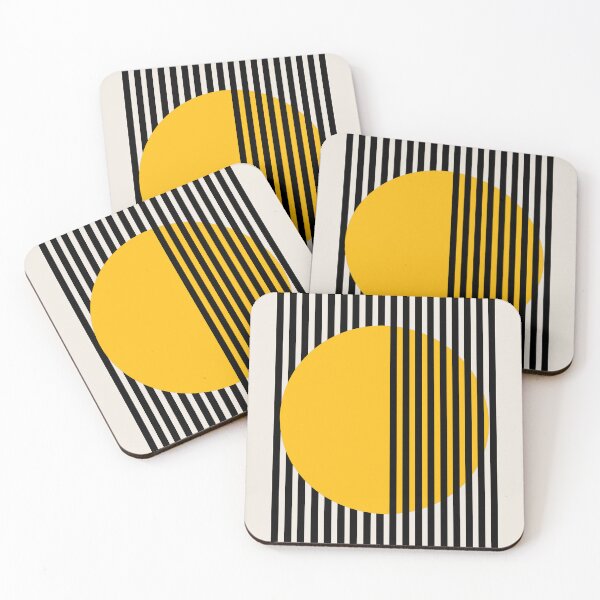 Vista previa del artículo con la obra «Impresión de exposición Bauhaus, círculo amarillo de arte de pared Bauhaus, decoración de pared de exposición Bauhaus», diseñado y vendido por re-make-.