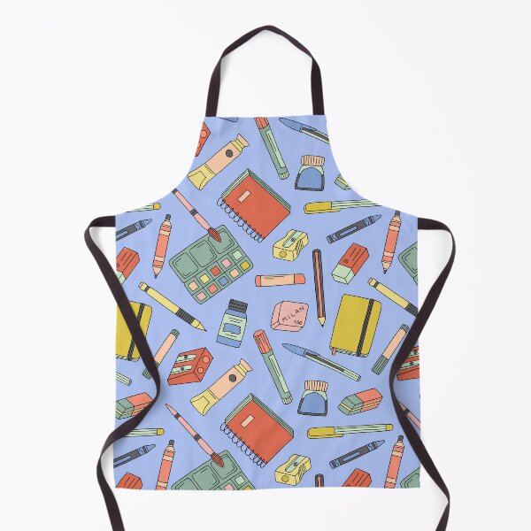 Item preview, Art supplies on light blue designed and sold by Muxune.