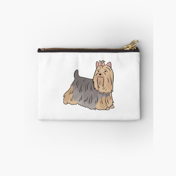 Item preview, Silky terrier cute dog illustration silver and tan designed and sold by Yarafantasyart.