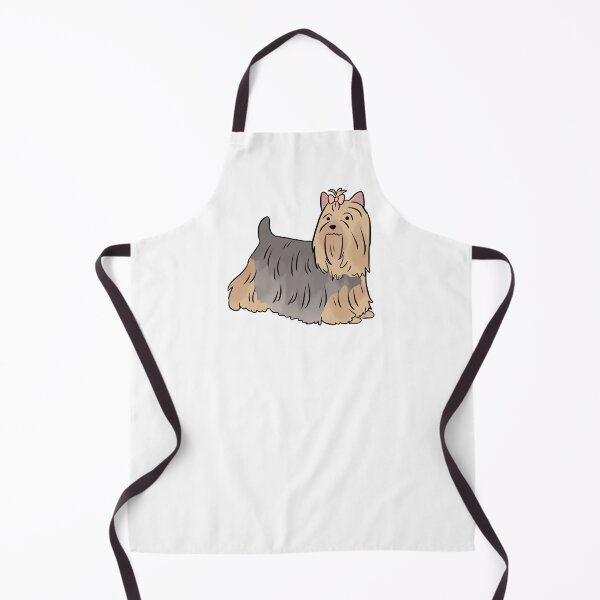 Item preview, Silky terrier cute dog illustration silver and tan designed and sold by Yarafantasyart.