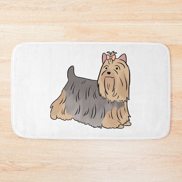 Item preview, Silky terrier cute dog illustration silver and tan designed and sold by Yarafantasyart.